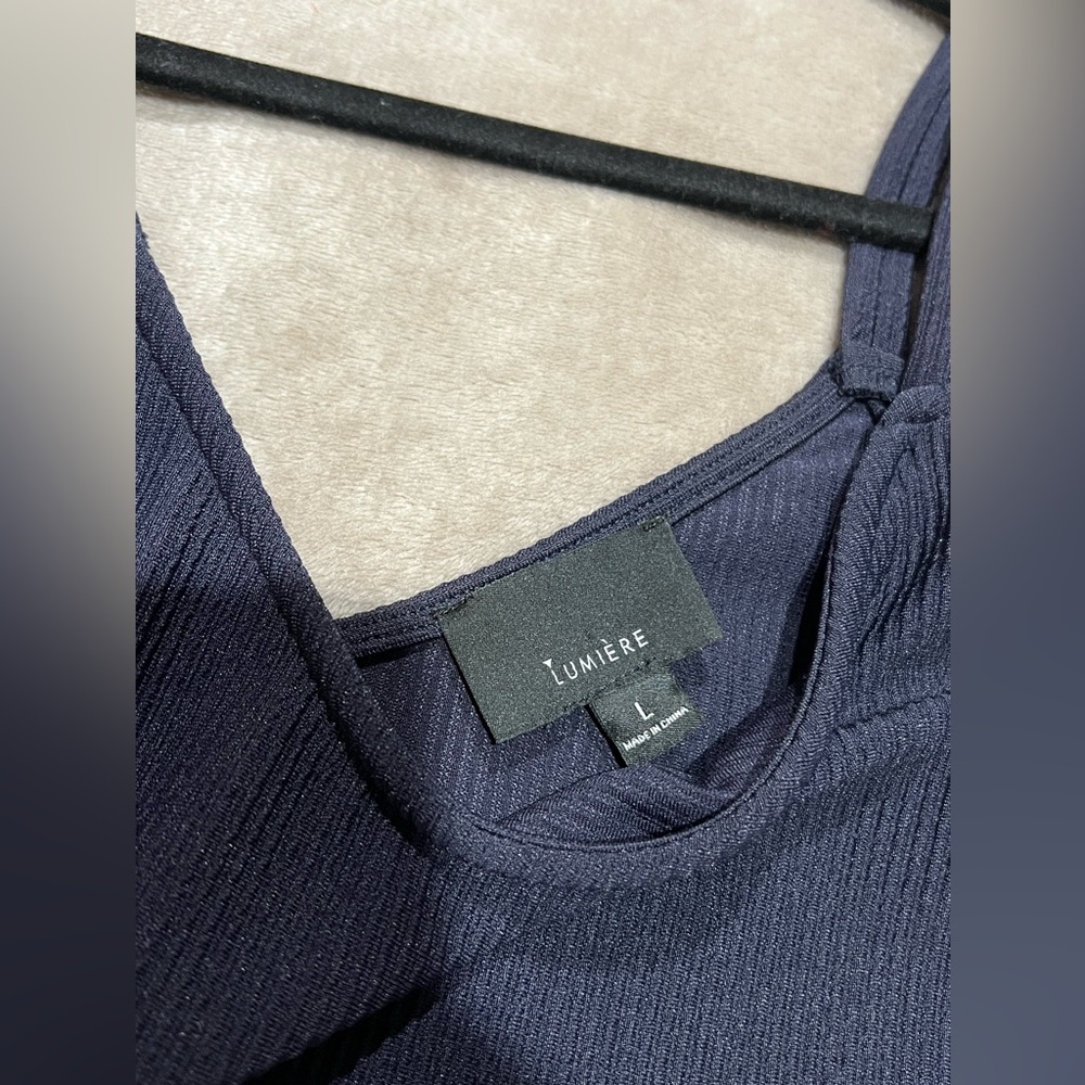 Lumiere L Dress Sun-In Spaghetti Strap Blue Large - Picture 5 of 7